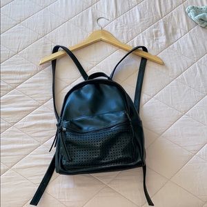 Small pleather backpack